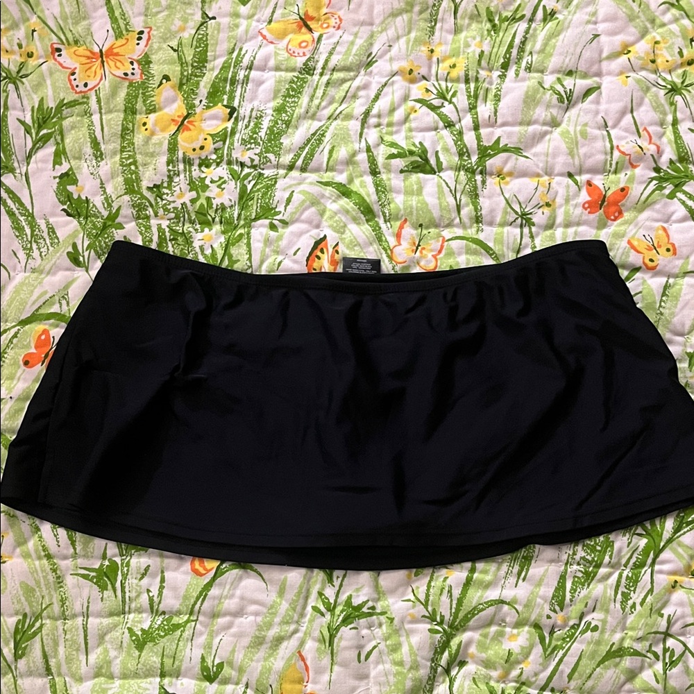 Black Swim Skirt
